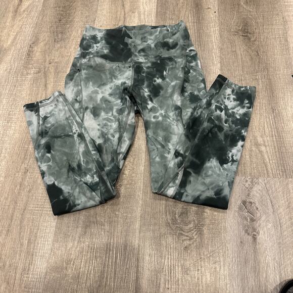 Lululemon Align High-Rise Pant 25" Diamond Dye Green Starlight Smoked Spruce 6 - Picture 3 of 9